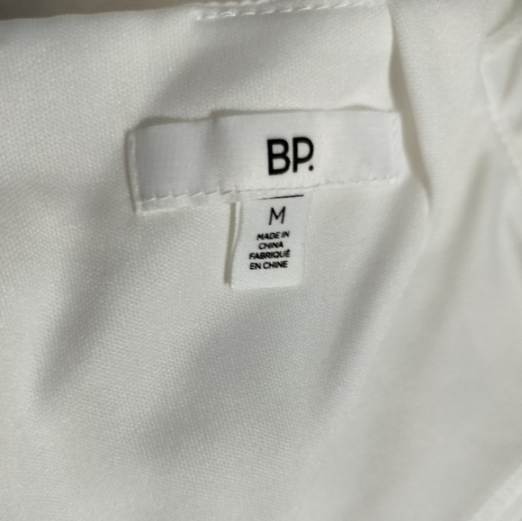 BP. White romper embroidered strappy back scalloped lace size M - Picture 13 of 14